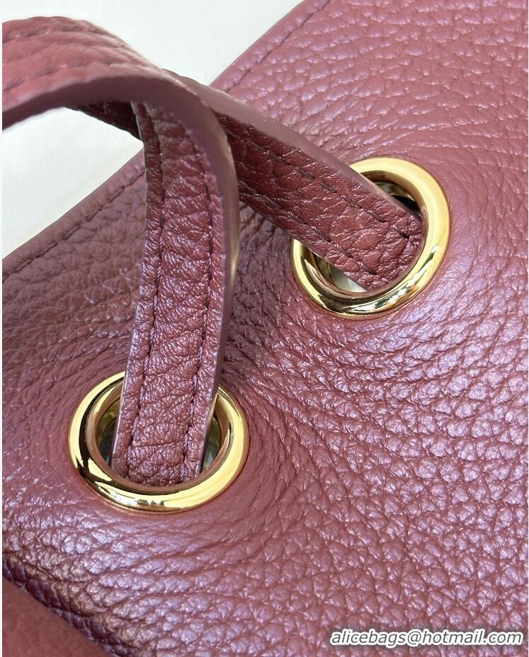 Reasonable Price Chanel Maxi Flap Bag Grained Calfskin AS6233 Burgundy/Gold 2026