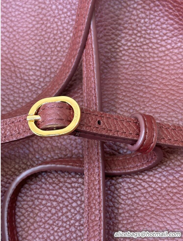 Reasonable Price Chanel Maxi Flap Bag Grained Calfskin AS6233 Burgundy/Gold 2026