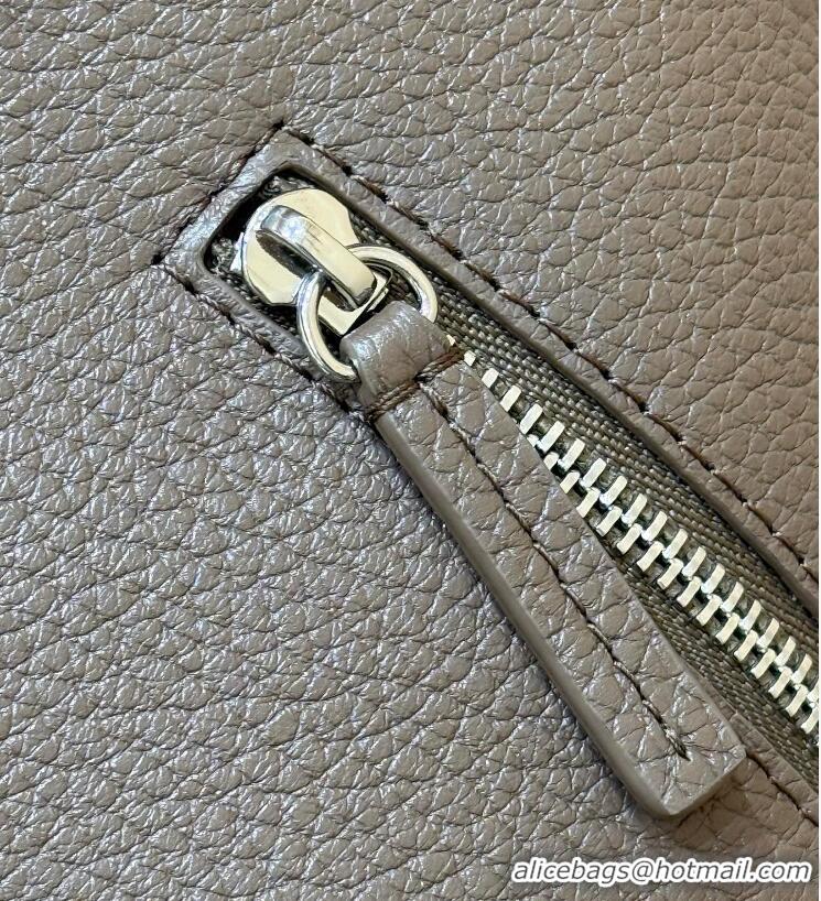 Well Crafted Chanel Maxi Flap Bag Grained Calfskin AS6233 Light Brown/Silver 2026
