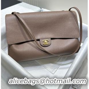 Buy Fashionable Chanel Maxi Flap Bag Grained Calfskin AS6233 Light Brown/Gold 2026