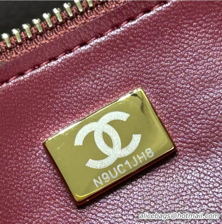 Buy Fashionable Chanel Maxi Flap Bag Grained Calfskin AS6233 Light Brown/Gold 2026