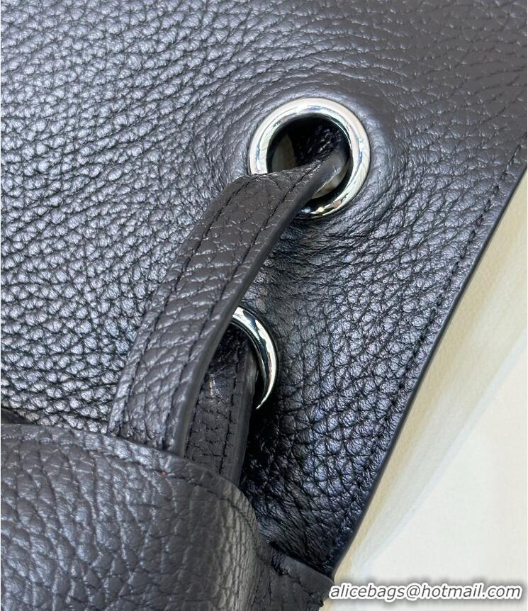 Top Quality Chanel Maxi Flap Bag Grained Calfskin AS6233 Black/Silver 2026