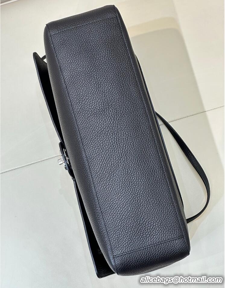 Top Quality Chanel Maxi Flap Bag Grained Calfskin AS6233 Black/Silver 2026