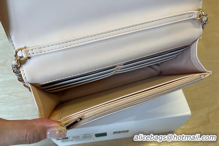 New Fashion Chanel Mini Flap Bag With Top Handle Grained Calfskin AS8452 Light Beige/Gold
