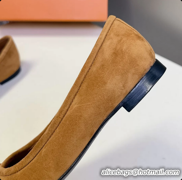Unique Style Louis Vuitton Nina Bow Ballet Flat Shoes Monogram Canvas and Light Blue Brown Suede Leather 6061601