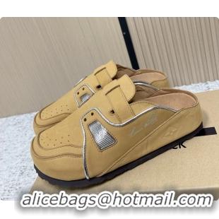 Unique Style Louis Vuitton LV Cosy Flat Comfort Closed Mule Beige Suede Leather 6061610