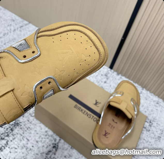 Unique Style Louis Vuitton LV Cosy Flat Comfort Closed Mule Beige Suede Leather 6061610