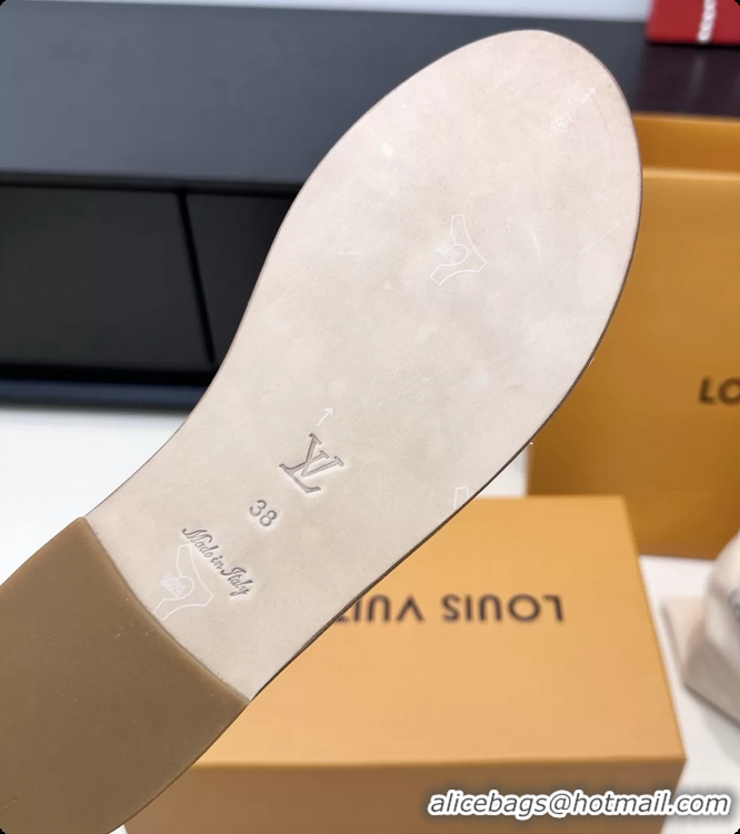 Grade Quality Louis Vuitton LV Lily Flats Mule Slides Sandals Pink Monogram Jacquard 6061612