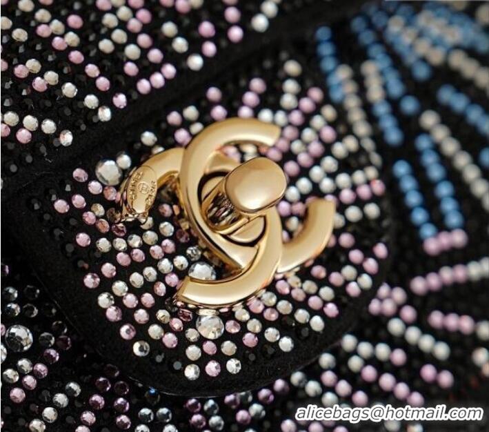 Promotional Chanel Firework Strass Medium Classic Flap Bag CH122636 Black 2026