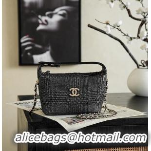 Reasonable Price Chanel 26P LP Hobo Tote Bag AS9841 Black 2026