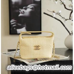 Super Quality Chanel 26P LP Hobo Tote Bag AS9841 Light Yellow 2026