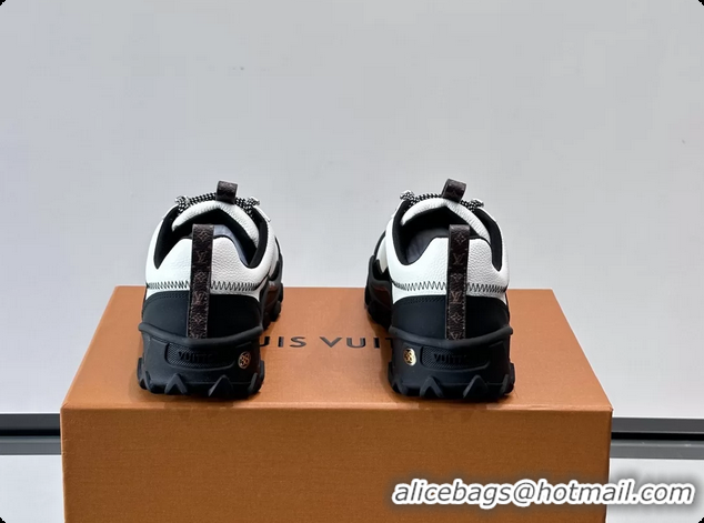 Perfect Louis Vuitton LV Rush Xplorer Sneakers White Grained Calf Leather 6061710