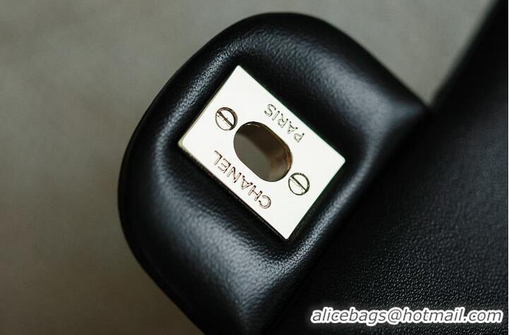 Famous Brand Chanel Classic Mini Top Handle Bag in Lambskin Leather AS2566 Black/Gold 2026