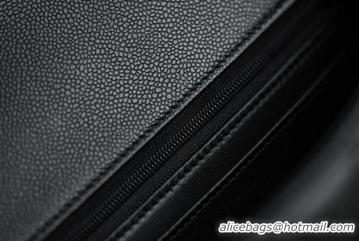 Good Product Chanel Top Handle Flap Bag in Grained Calfskin & Gold-Tone Metal AS2566 Black 2026
