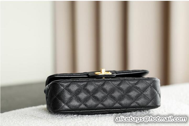 Good Product Chanel Top Handle Flap Bag in Grained Calfskin & Gold-Tone Metal AS2566 Black 2026