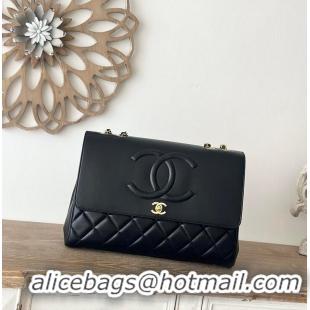 Well Crafted Chanel Oversized CC Flap Bag In Lambskin AS2567 Black/Gold 2026