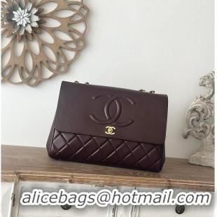Free Shipping Chanel Oversized CC Flap Bag In Lambskin AS2567 Brown/Gold 2026