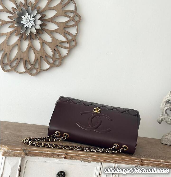 Free Shipping Chanel Oversized CC Flap Bag In Lambskin AS2567 Brown/Gold 2026