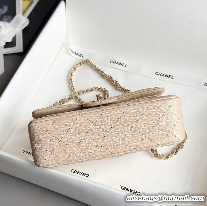 Buy Fashionable Chanel Classic Mini Flap Bag In Caviar With Light Gold-Tone Hardware AS2569 Beige 2026