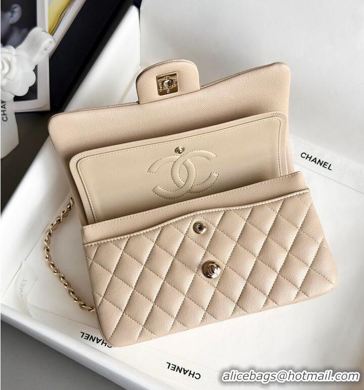 Buy Fashionable Chanel Classic Mini Flap Bag In Caviar With Light Gold-Tone Hardware AS2569 Beige 2026