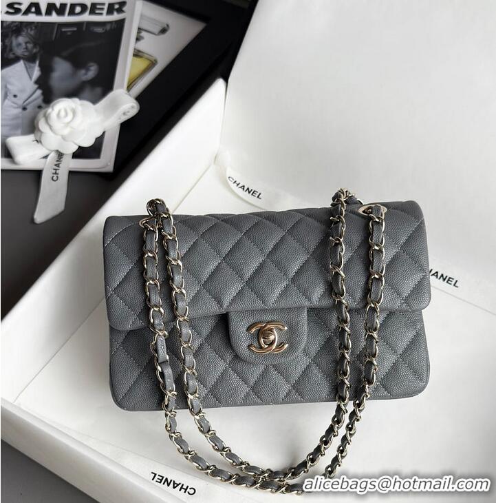 Grade Quality Chanel Classic Mini Flap Bag In Caviar With Light Gold-Tone Hardware AS2569 Dark Grey 2026