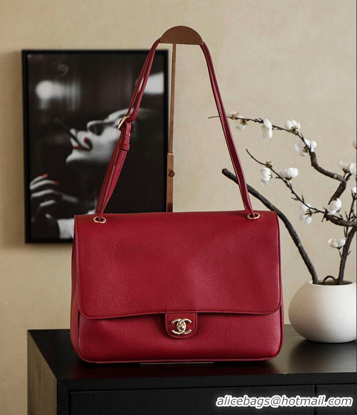 New Cheap Chanel Classic Flap Bag In Original Caviar Leather AS6231 Dark Burgundy/Gold 2026
