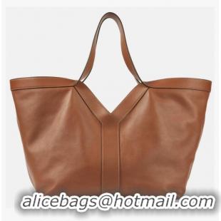 Grade Design Saint Laurent Y Large Tote Bag In Calfskin Leather 835275 Brown 2026