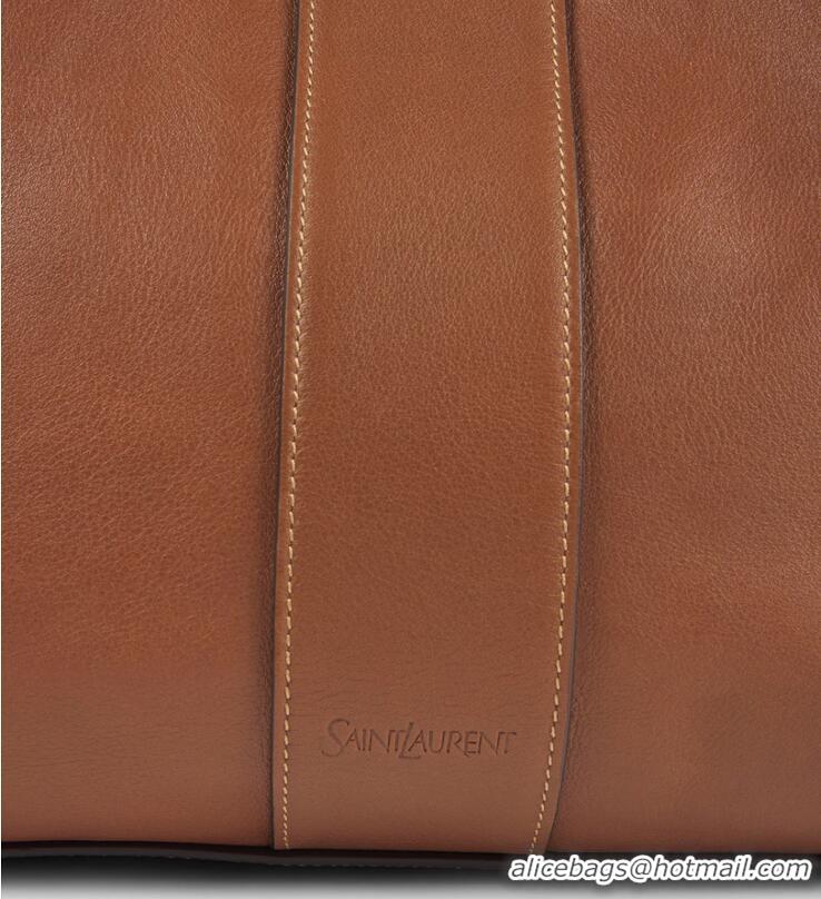 Grade Design Saint Laurent Y Large Tote Bag In Calfskin Leather 835275 Brown 2026