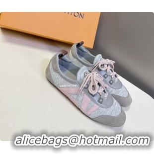 Shop Duplicate Louis Vuitton LV Sneakerina Ballerina Sneakers Gray 6061802