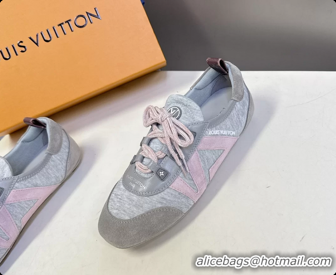 Shop Duplicate Louis Vuitton LV Sneakerina Ballerina Sneakers Gray 6061802