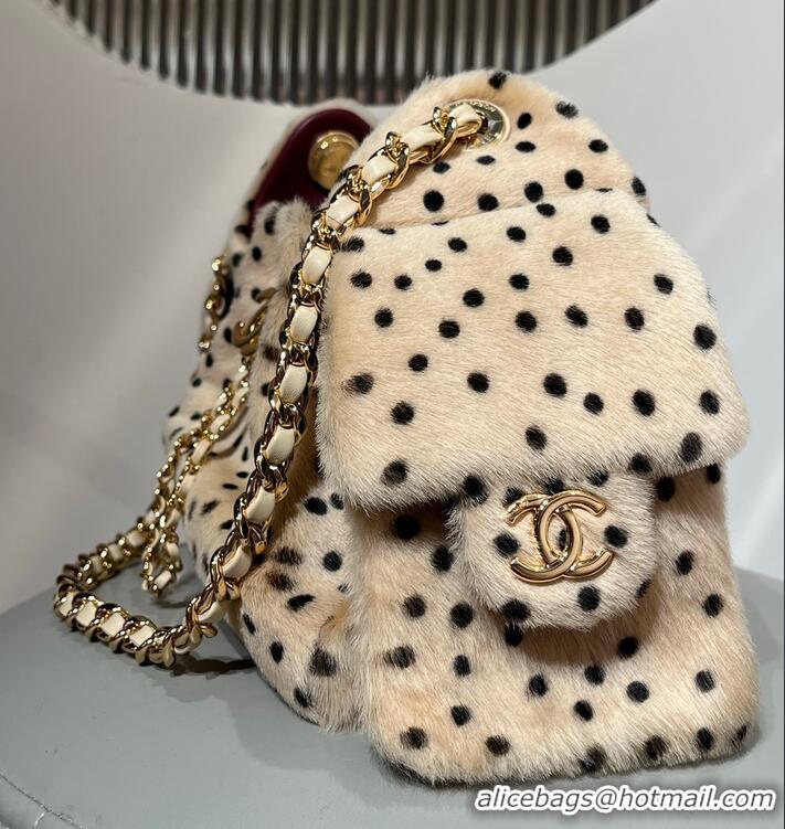Top Quality Chanel 25 Mini Handbag In Lambskin & Gold-Tone Metal AS5631 Light Beige/Black 2026