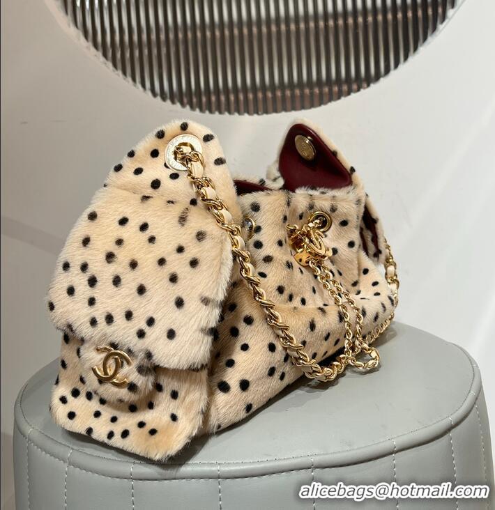 Top Quality Chanel 25 Mini Handbag In Lambskin & Gold-Tone Metal AS5631 Light Beige/Black 2026