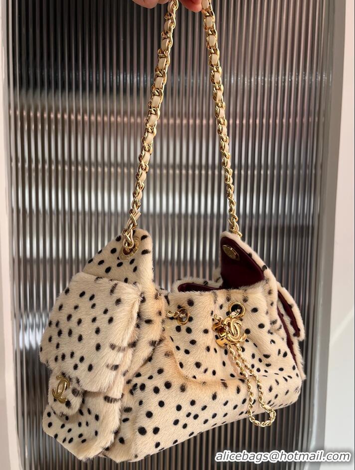 Top Quality Chanel 25 Mini Handbag In Lambskin & Gold-Tone Metal AS5631 Light Beige/Black 2026