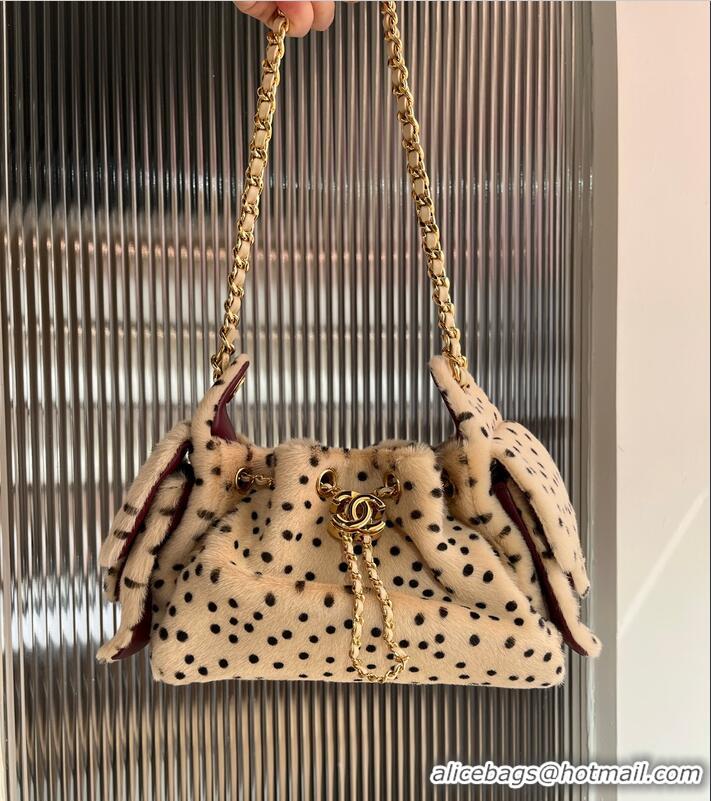 Top Quality Chanel 25 Mini Handbag In Lambskin & Gold-Tone Metal AS5631 Light Beige/Black 2026