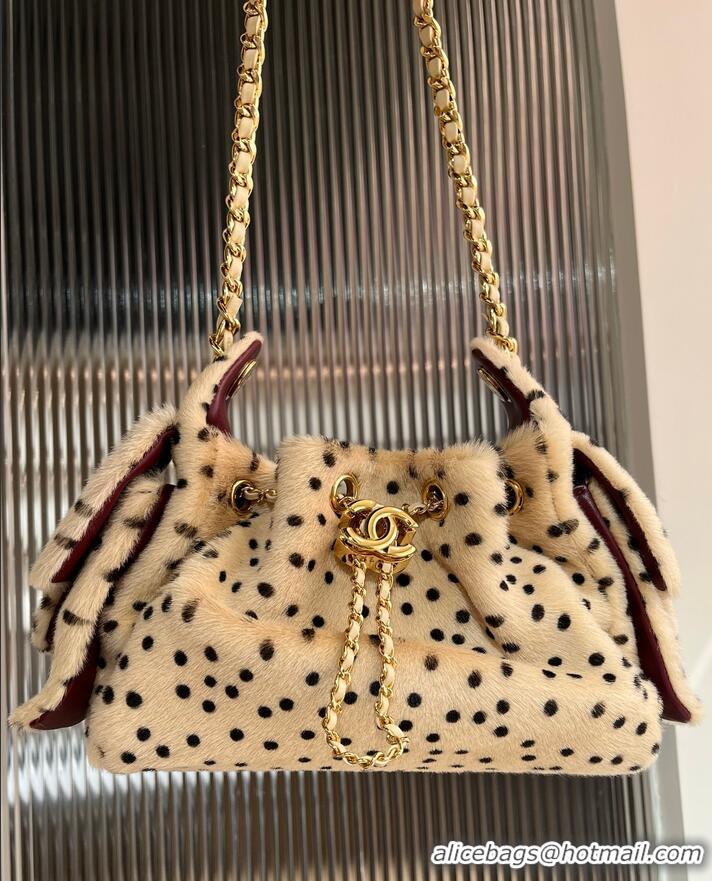 Top Quality Chanel 25 Mini Handbag In Lambskin & Gold-Tone Metal AS5631 Light Beige/Black 2026