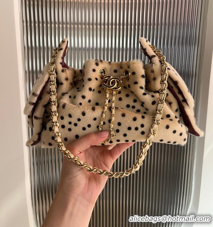 Top Quality Chanel 25 Mini Handbag In Lambskin & Gold-Tone Metal AS5631 Light Beige/Black 2026