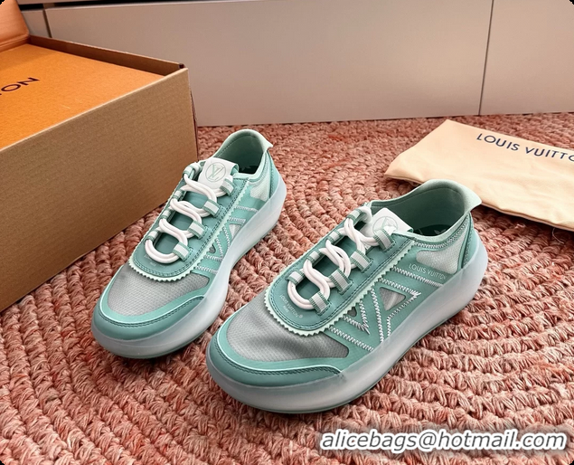 Luxurious Louis Vuitton LV Sprint Sneakers Green 6061907