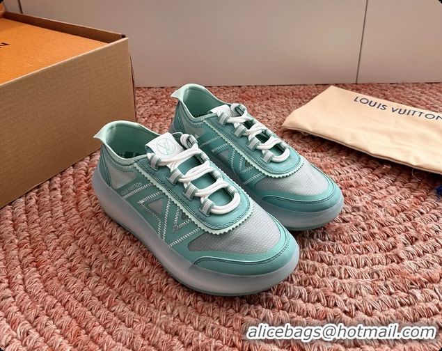 Luxurious Louis Vuitton LV Sprint Sneakers Green 6061907