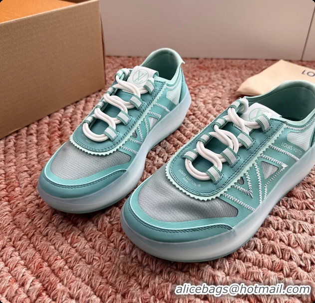 Luxurious Louis Vuitton LV Sprint Sneakers Green 6061907