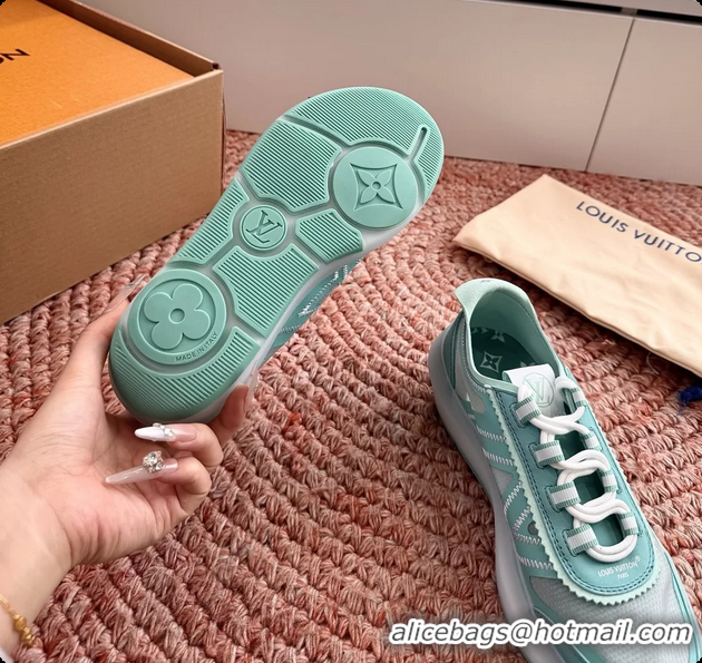 Luxurious Louis Vuitton LV Sprint Sneakers Green 6061907