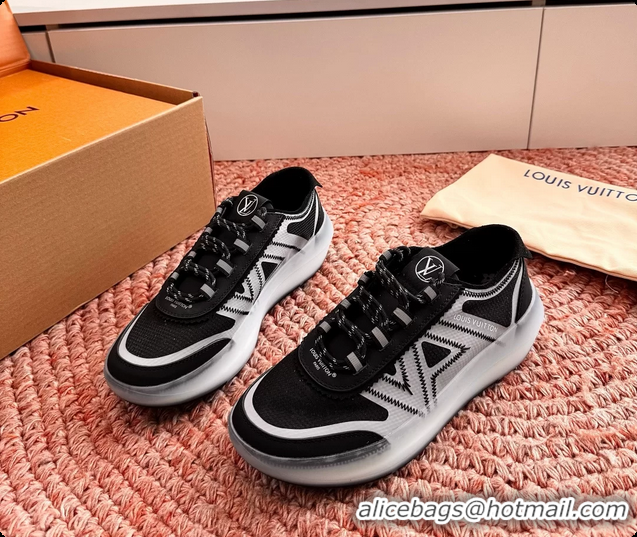 Top Grade Louis Vuitton LV Sprint Sneakers Black 6061907