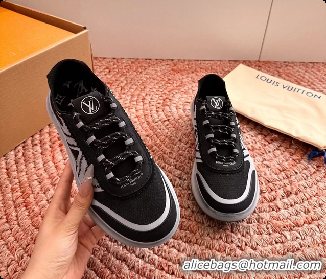 Top Grade Louis Vuitton LV Sprint Sneakers Black 6061907