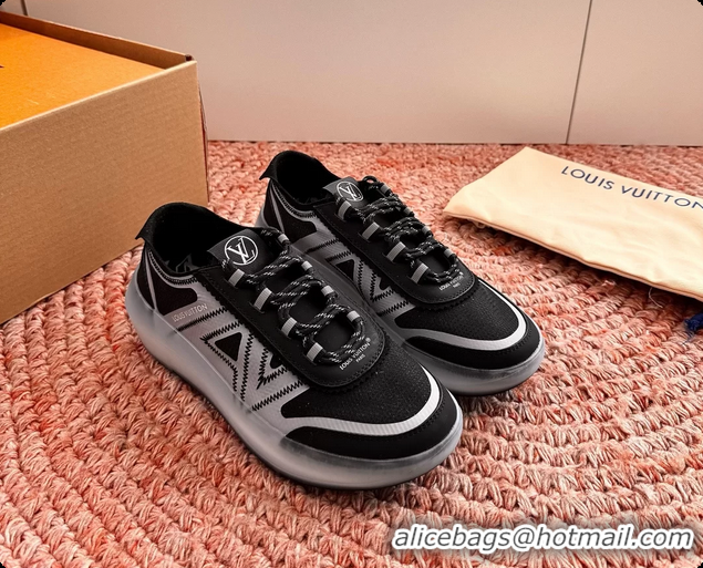 Top Grade Louis Vuitton LV Sprint Sneakers Black 6061907