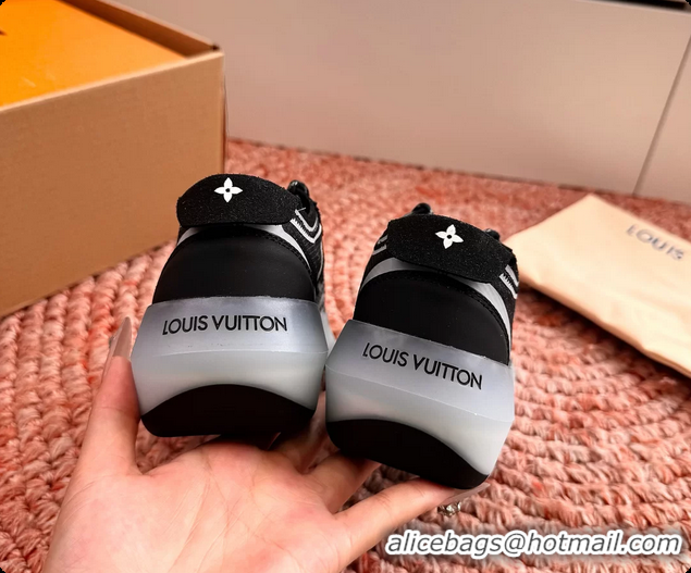 Top Grade Louis Vuitton LV Sprint Sneakers Black 6061907
