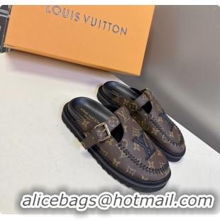 Good Product Louis Vuitton Colorado Closed Flat Mules Brown Monogram Canvas 6062002