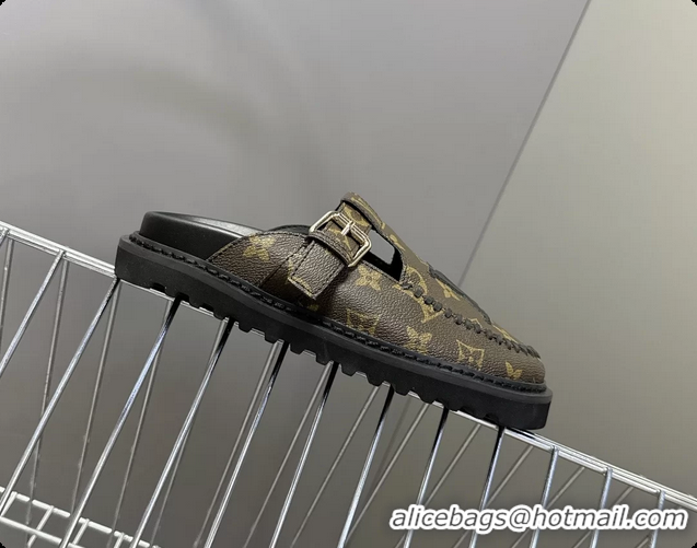 Good Product Louis Vuitton Colorado Closed Flat Mules Brown Monogram Canvas 6062002