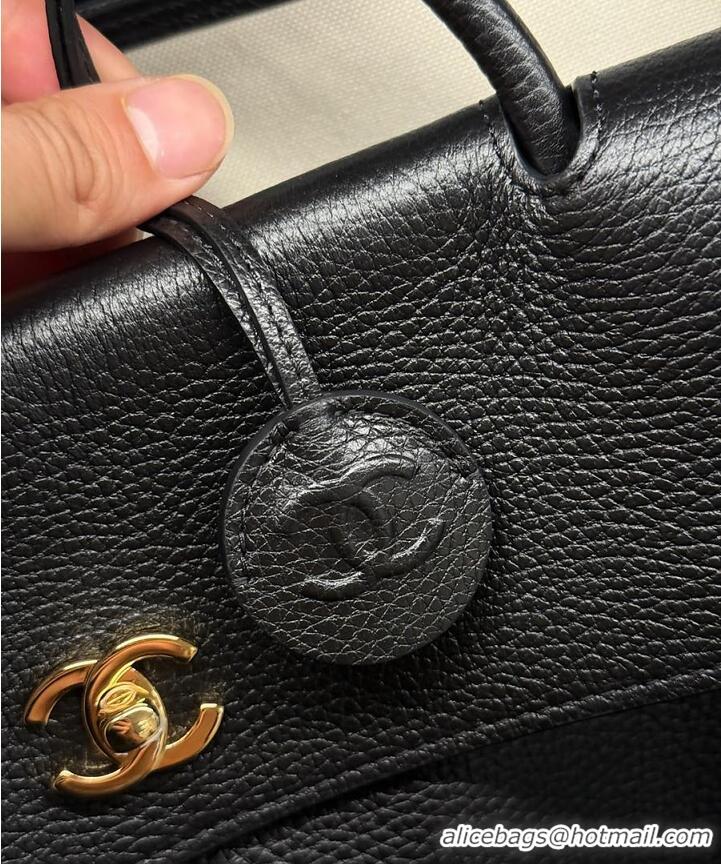 Reasonable Price Chanel Large Tote Grained Calfskin & Gold-Tone Metal AS5635 Black 2026