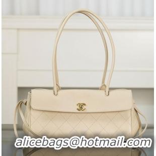Famous Brand Chanel Small Shopping Bag In Grained Calfskin & Gold-Tone Metal AS6288 Light Beige 2026
