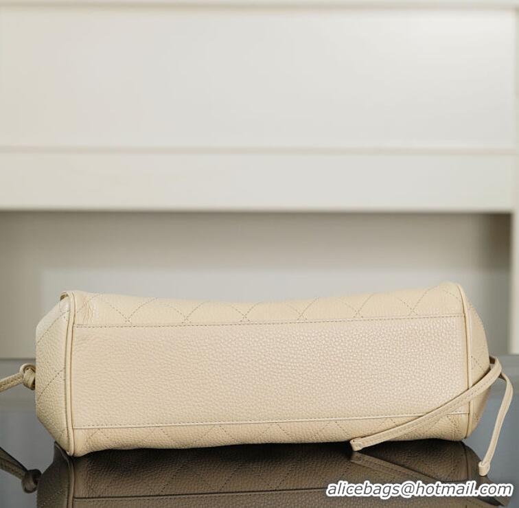 Famous Brand Chanel Small Shopping Bag In Grained Calfskin & Gold-Tone Metal AS6288 Light Beige 2026