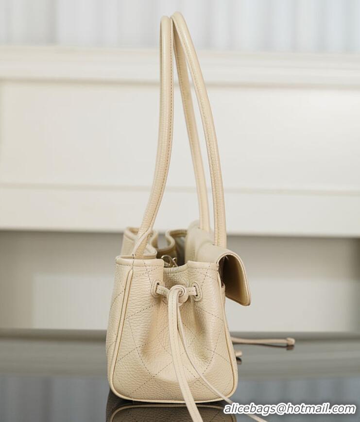 Famous Brand Chanel Small Shopping Bag In Grained Calfskin & Gold-Tone Metal AS6288 Light Beige 2026